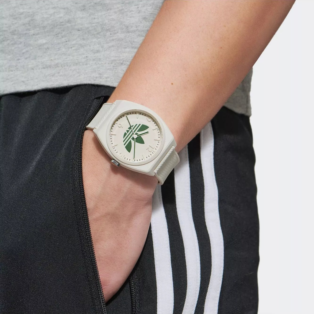 Adidas Unisex White Silicone Aost23047 Watch | Stylish & Functional