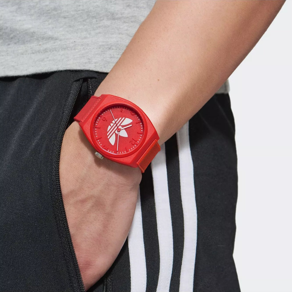 Adidas Unisex Red Resin Watch | Aost23051