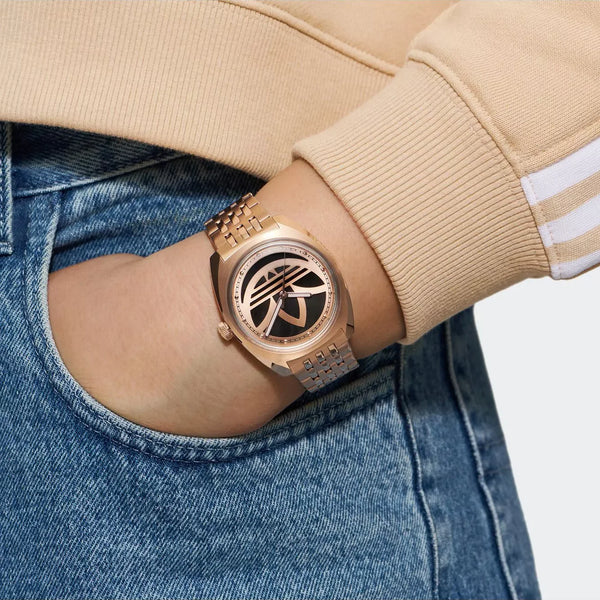 Adidas Men's Rose Gold Stainless Steel Watch | Aofh23009 by i-watch