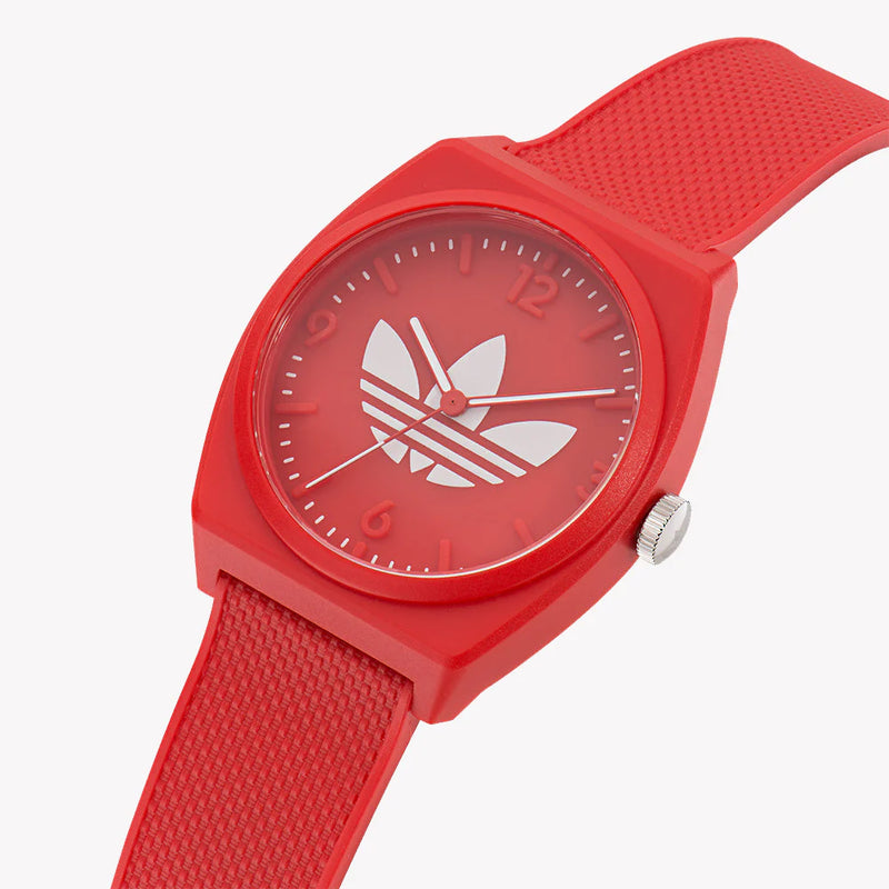 Adidas Unisex Red Resin Watch | Aost23051 by i-watch