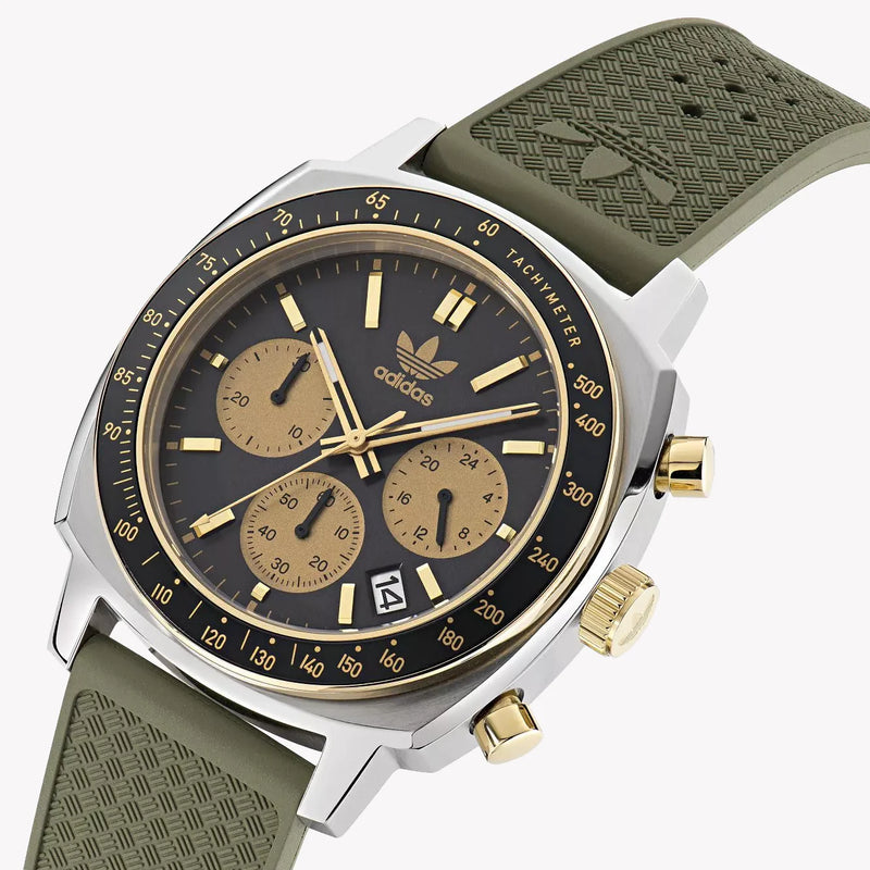 Adidas Unisex Stainless Steel/Green Rubber Watch | Aofh23504 by i-watch