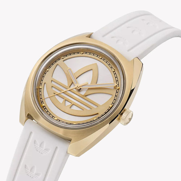 Adidas Unisex Stainless Steel/White Silicone Watch | Aofh23012 by i-watch