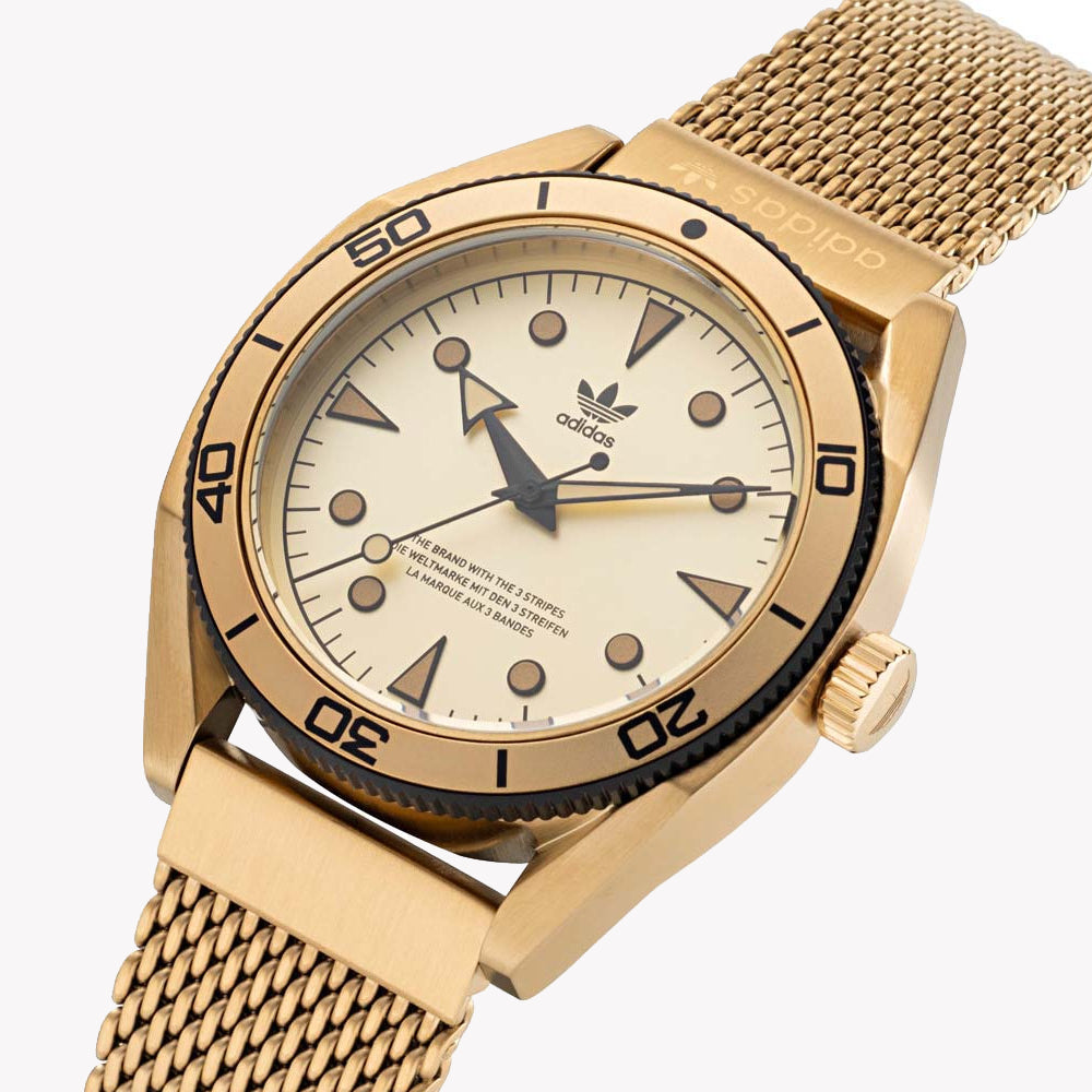 Adidas Men's Gold Watch, Stainless Steel | Aofh22004