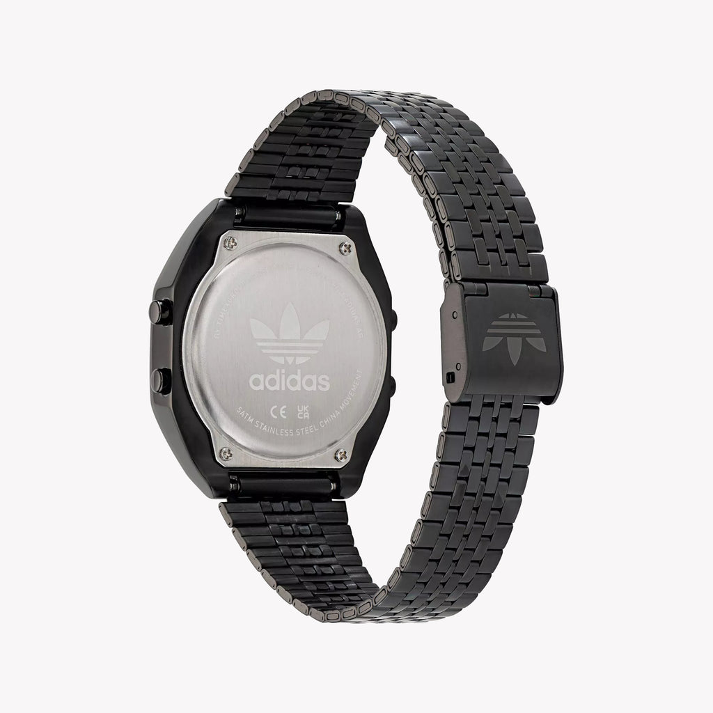 Adidas Women's Black Stainless Steel Digital Watch | Aost22073
