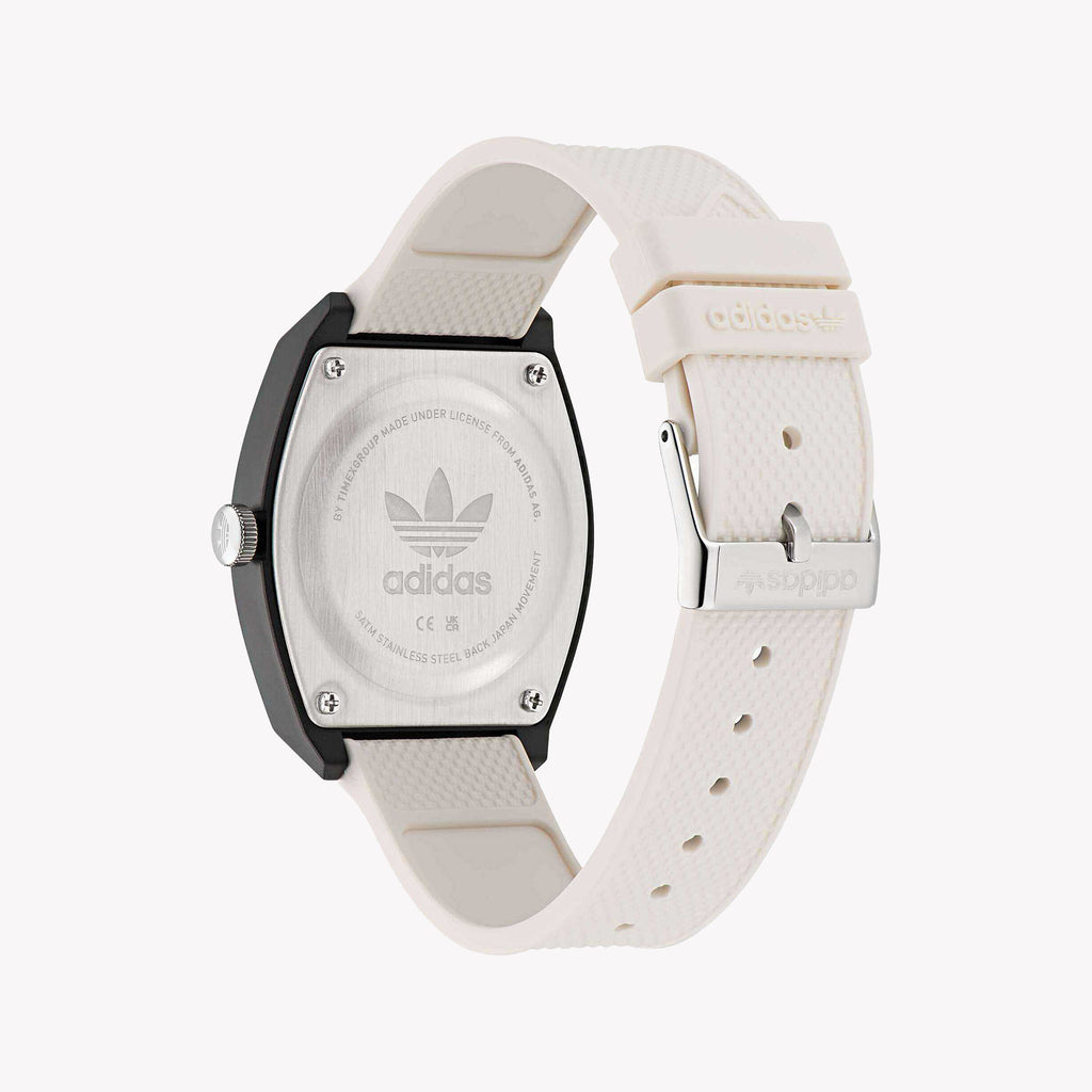 Adidas Unisex Black Resin & White Rubber Watch | Aost23549
