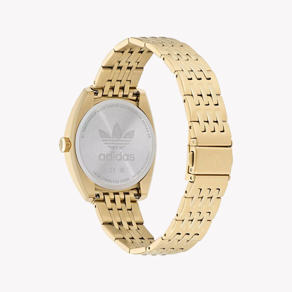 Adidas Unisex Gold Stainless Steel Watch | Aofh23509