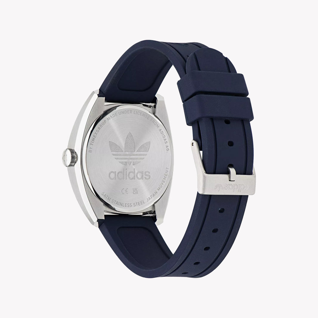 Adidas Men's Blue Silicone & Stainless Steel Watch | Aofh23014