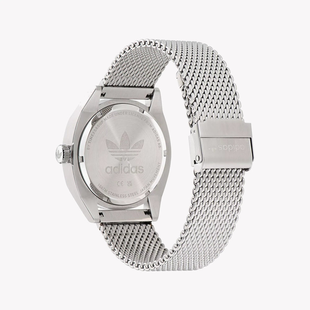 Adidas Men's Stainless Steel Watch, Silver/Black | Aofh22502 by i-watch