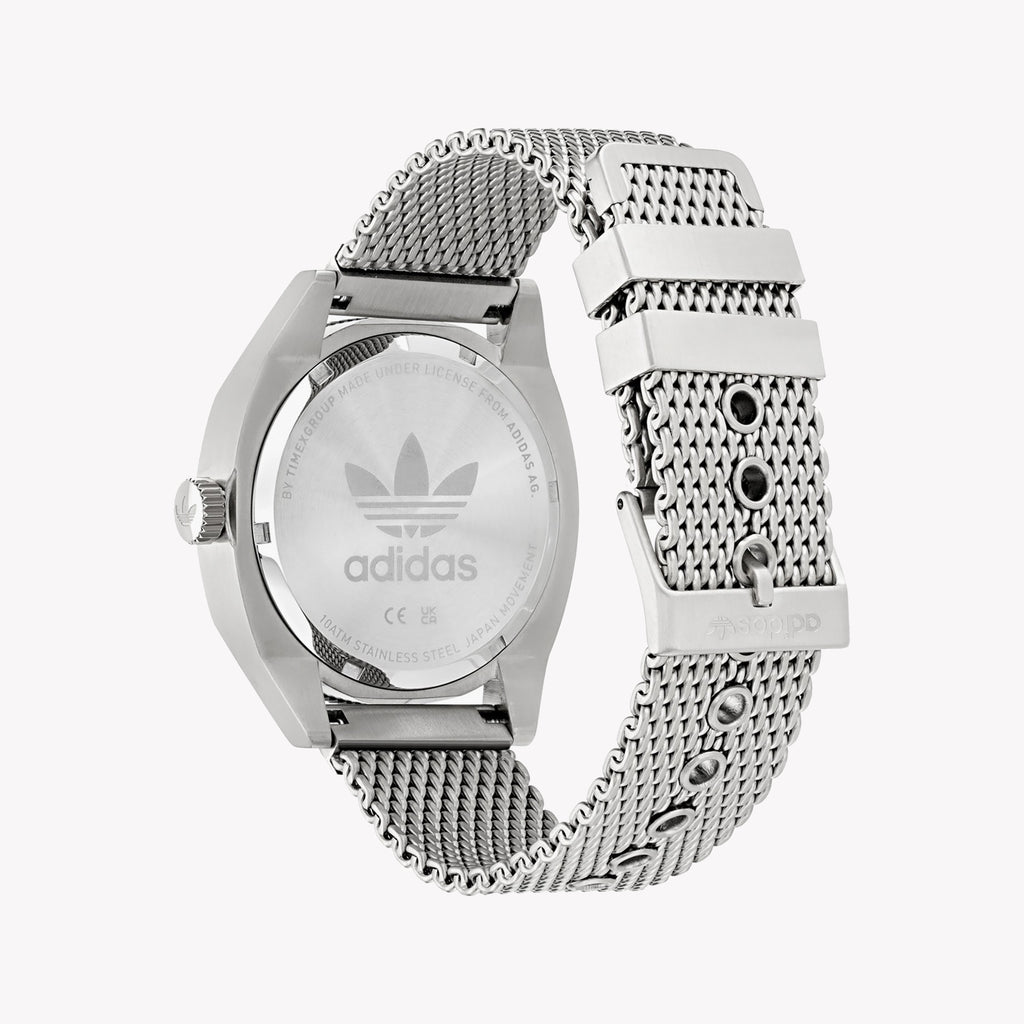 Adidas Men's Silver Stainless Steel Watch, Green Dial | Aofh22005
