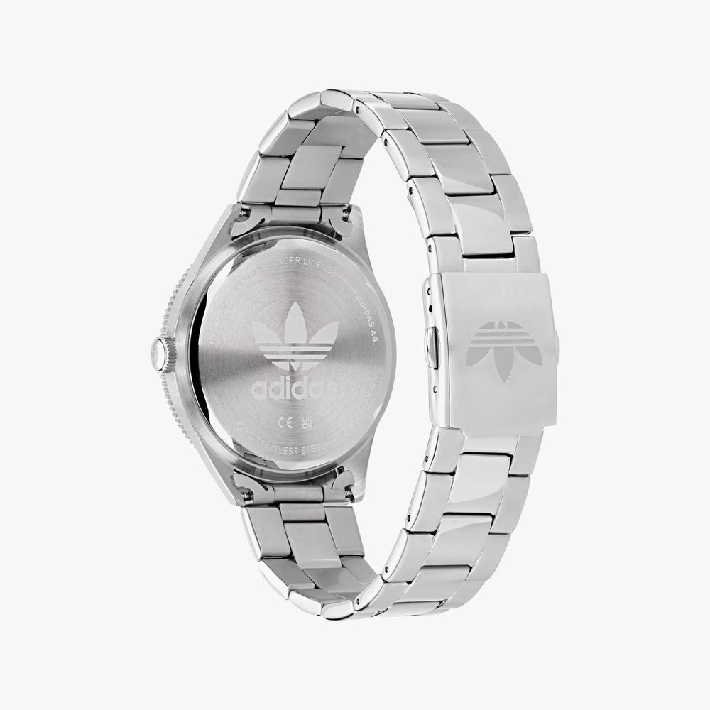 Adidas Men's Silver Stainless Steel Watch | Aofh22054 by i-watch