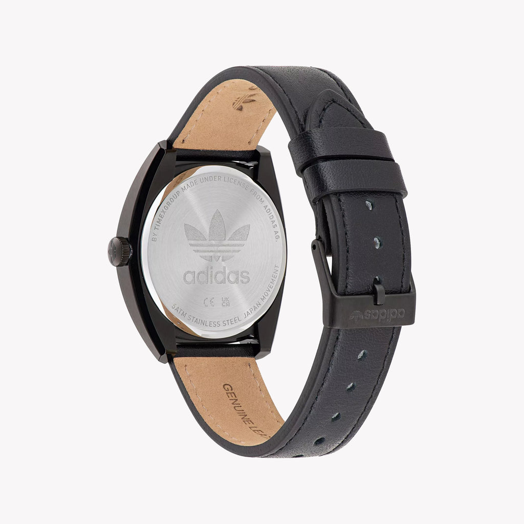 Adidas Unisex Black Stainless Steel Quartz Watch | Aofh22514