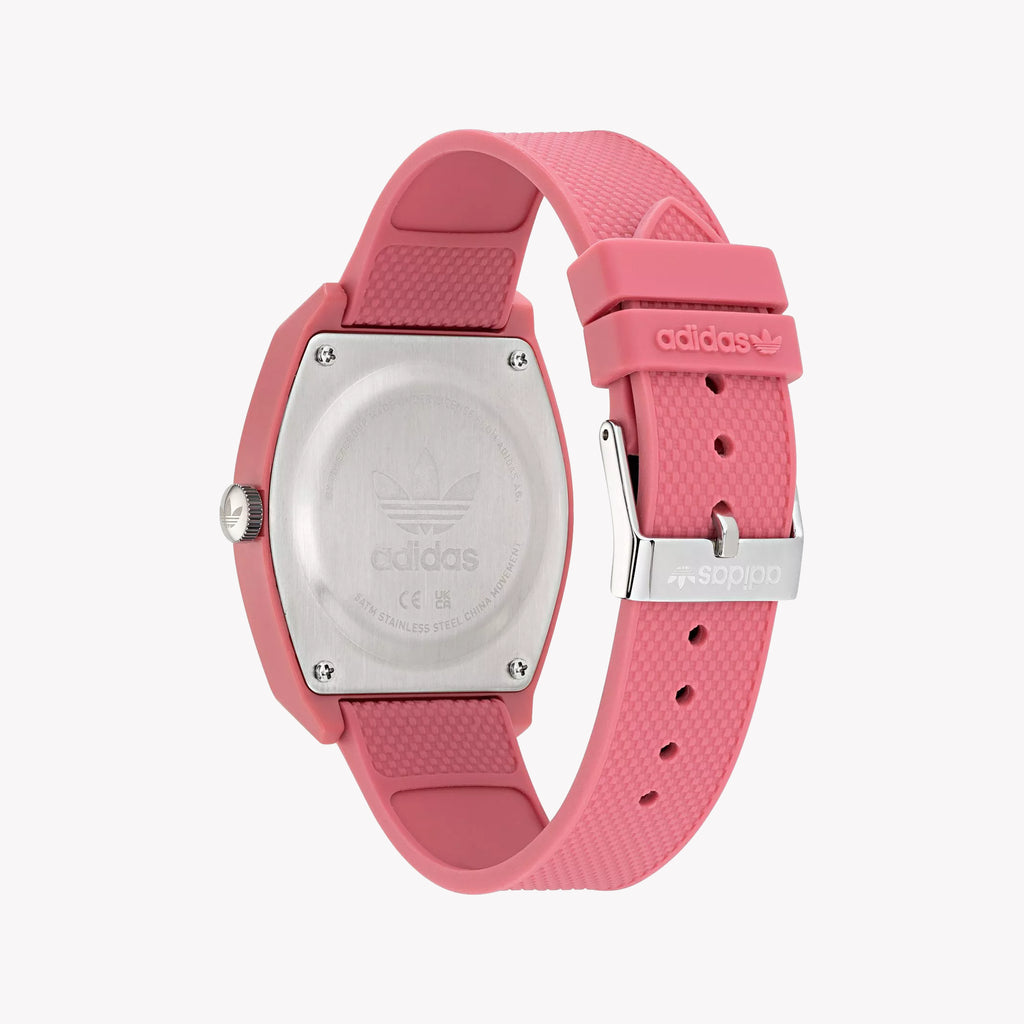 Adidas Women's Pink Rubber Watch | Aost22036