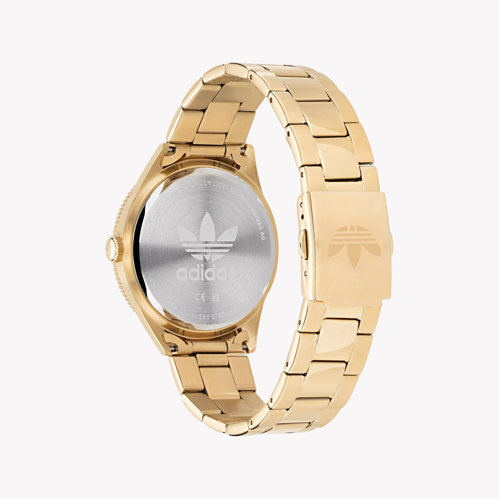 Adidas Men's Gold Stainless Steel Watch | Model Aofh22062