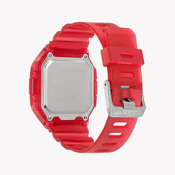 Adidas Men's Red Digital Watch, Synthetic/Rubber | Aost22051 by i-watch