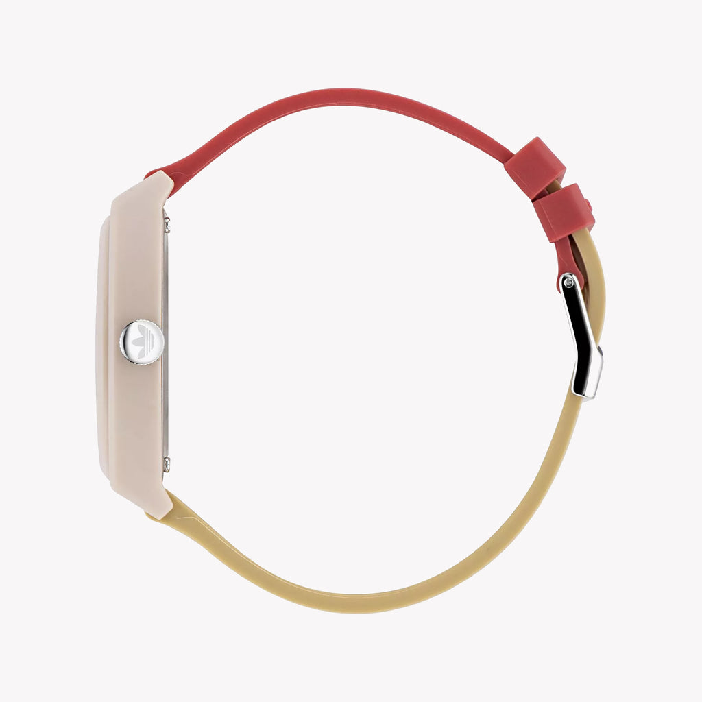 Adidas Unisex Resin Multicolor Watch, Beige | Aost23056