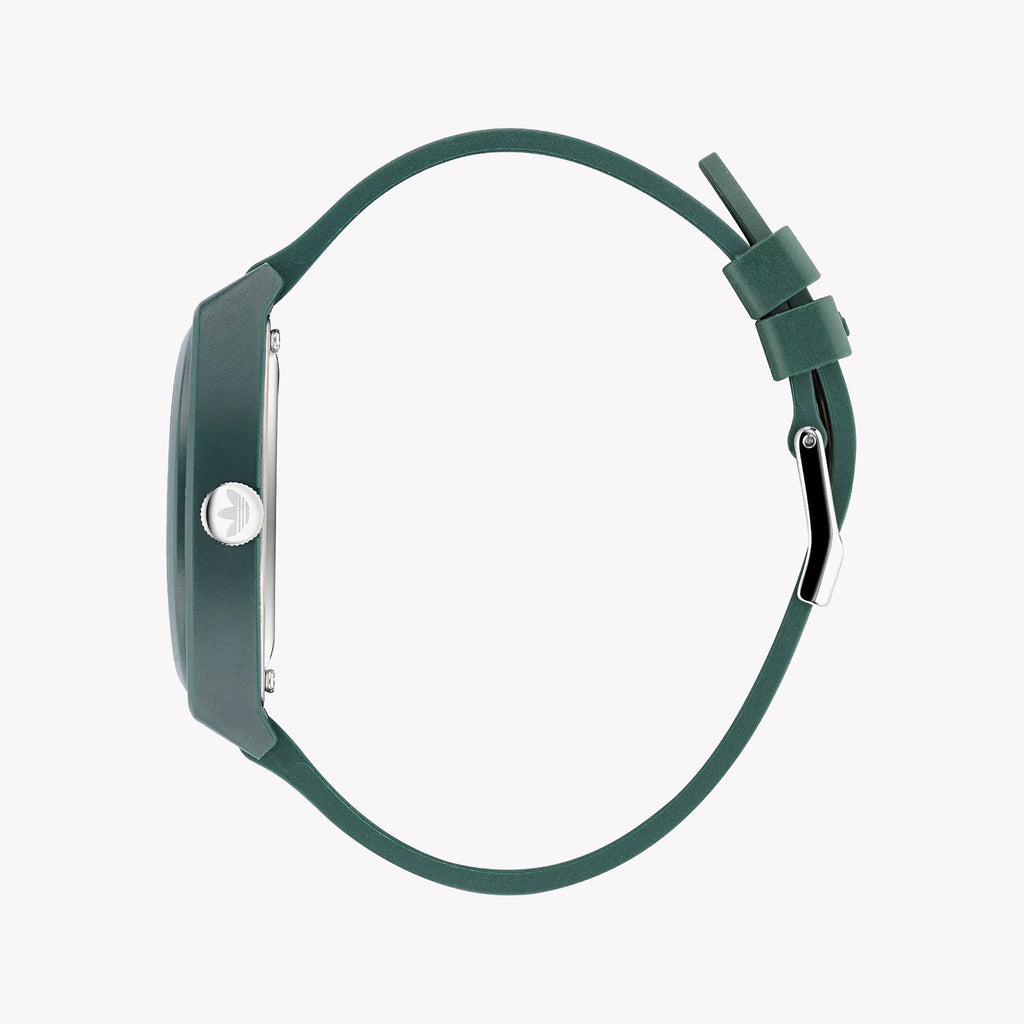 Adidas Unisex Green Rubber Watch | Aost22566
