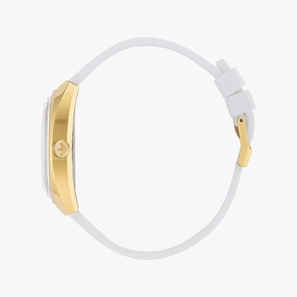 Adidas Unisex Stainless Steel/White Silicone Watch | Aofh23012 by i-watch