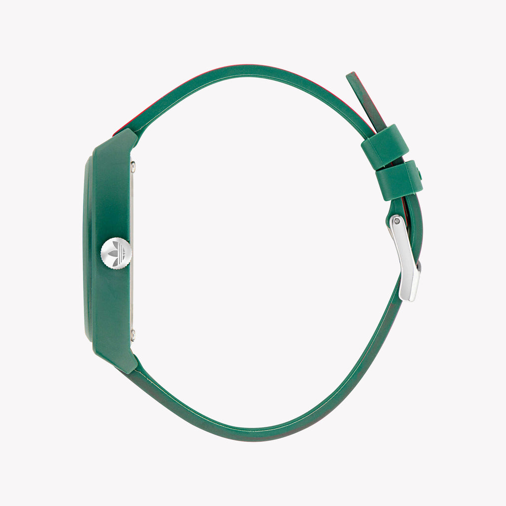 Adidas Unisex Green Resin Watch Aost24073 | Stylish & Durable