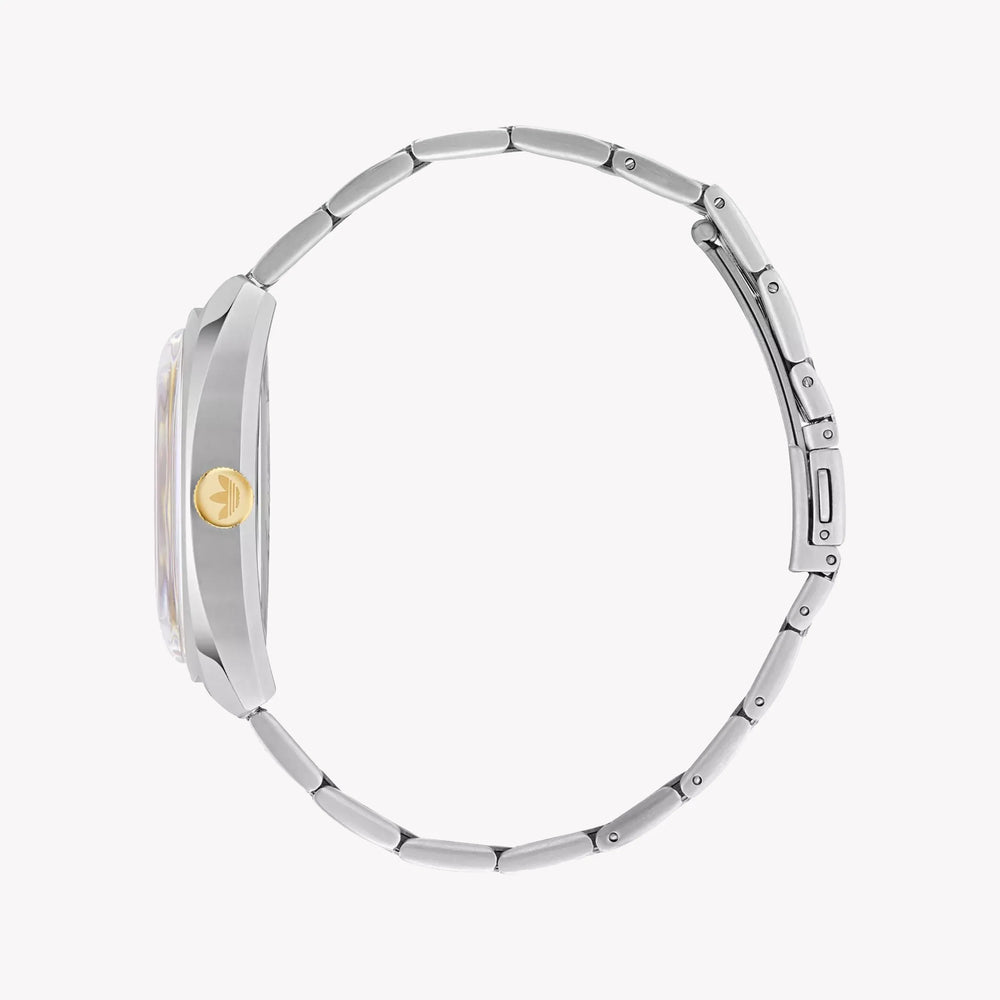 Adidas Men's Stainless Steel Black & Gold Watch | Aofh23010