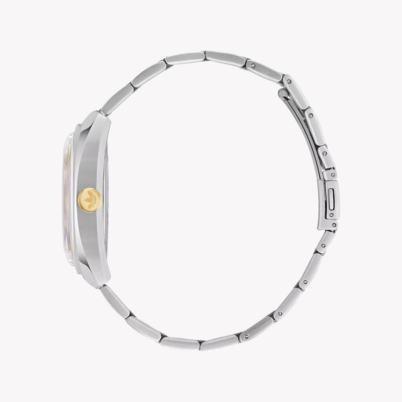 Adidas Men's Stainless Steel Black & Gold Watch | Aofh23010