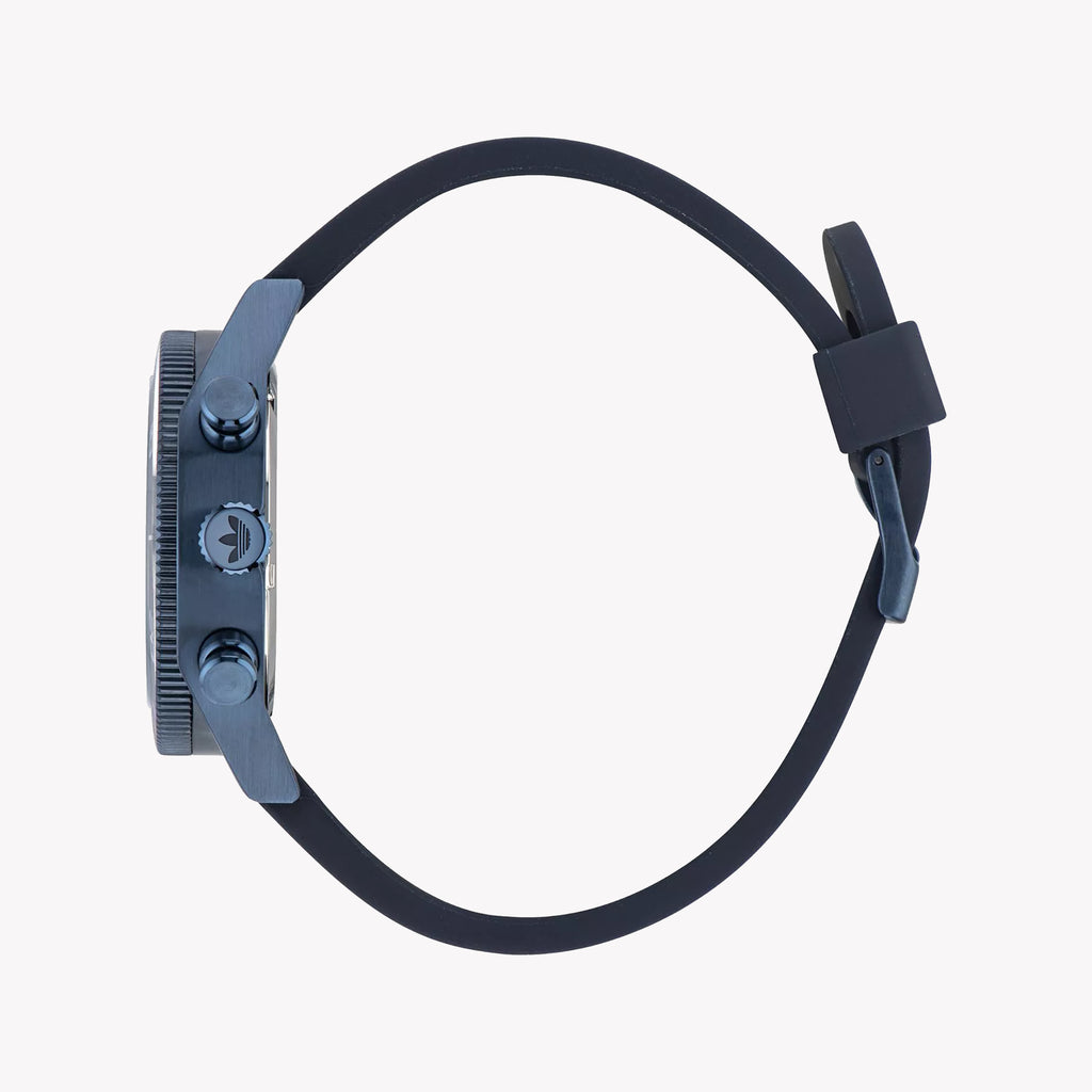 Adidas Unisex Sports Watch, Blue Silicone/Stainless Steel | Aofh23004