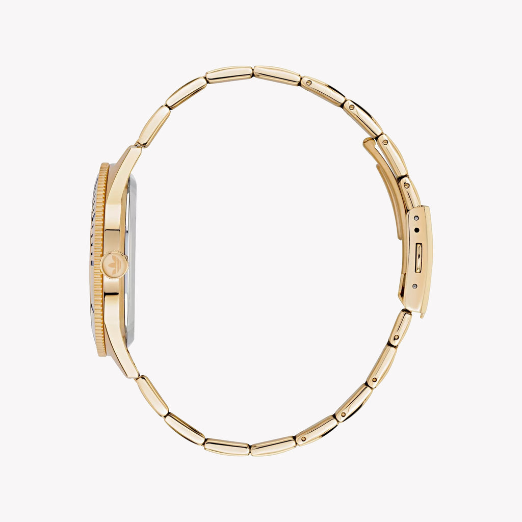 Adidas Men's Gold Stainless Steel Watch | Model Aofh22062