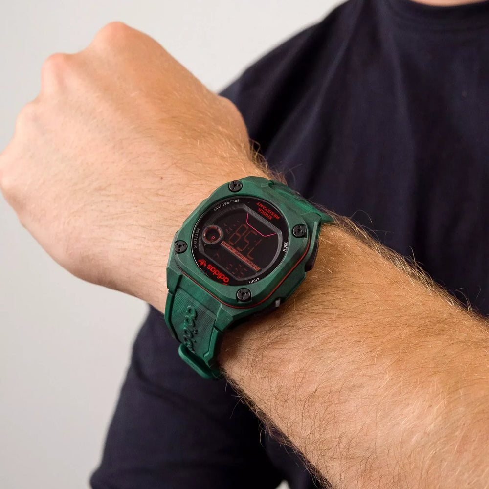 Adidas Aost23573 Digital Watch, Green | Men's Synthetic by i-watch