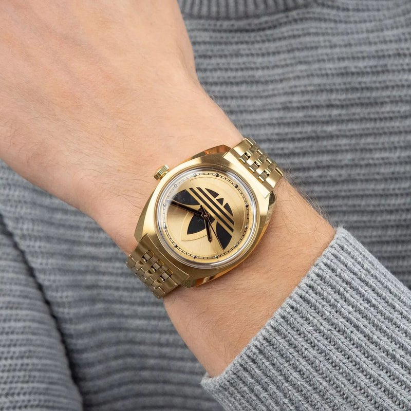 Adidas Unisex Gold Stainless Steel Watch | Aofh23509 by i-watch