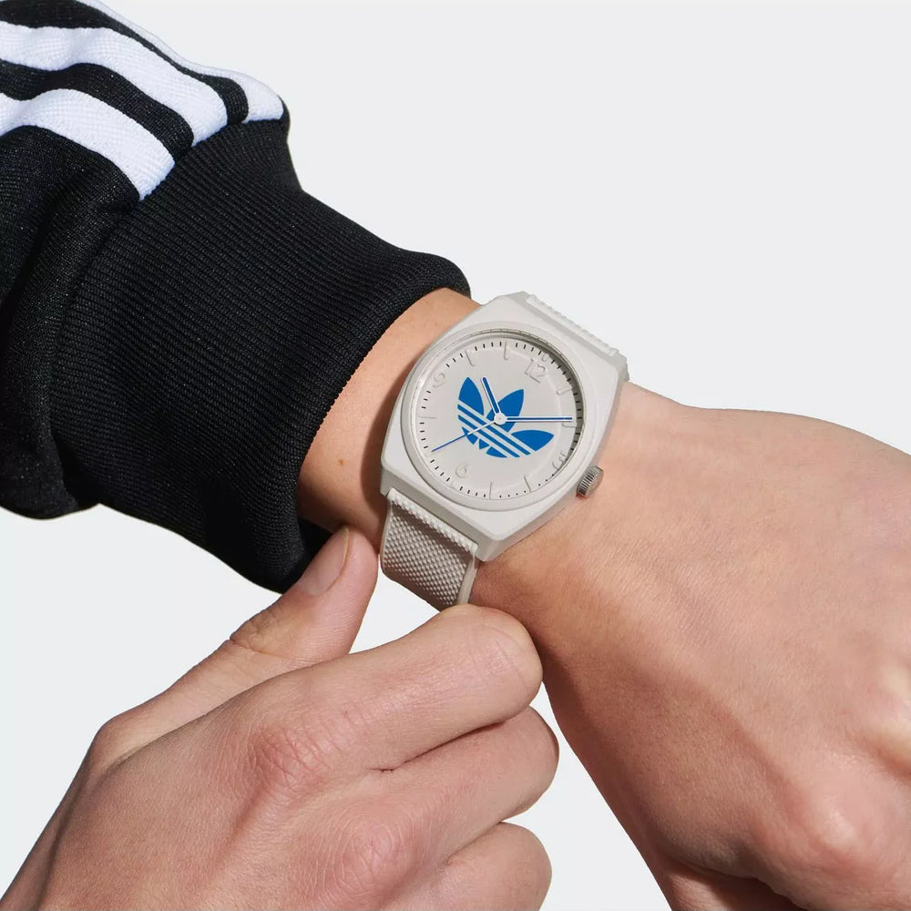 Adidas Unisex White Resin Watch | Aost23048 by i-watch