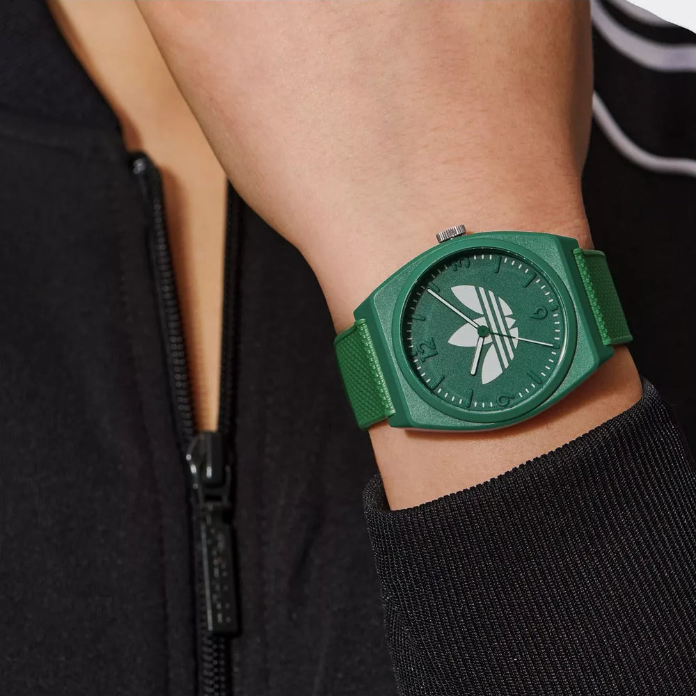 Adidas Unisex Green Silicone Quartz Watch | Aost23050 by i-watch