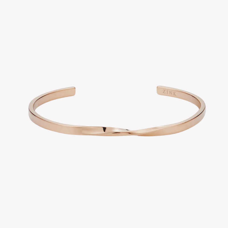 Zink Women's Rose Gold Stainless Steel Bracelet | Zfbg007rg