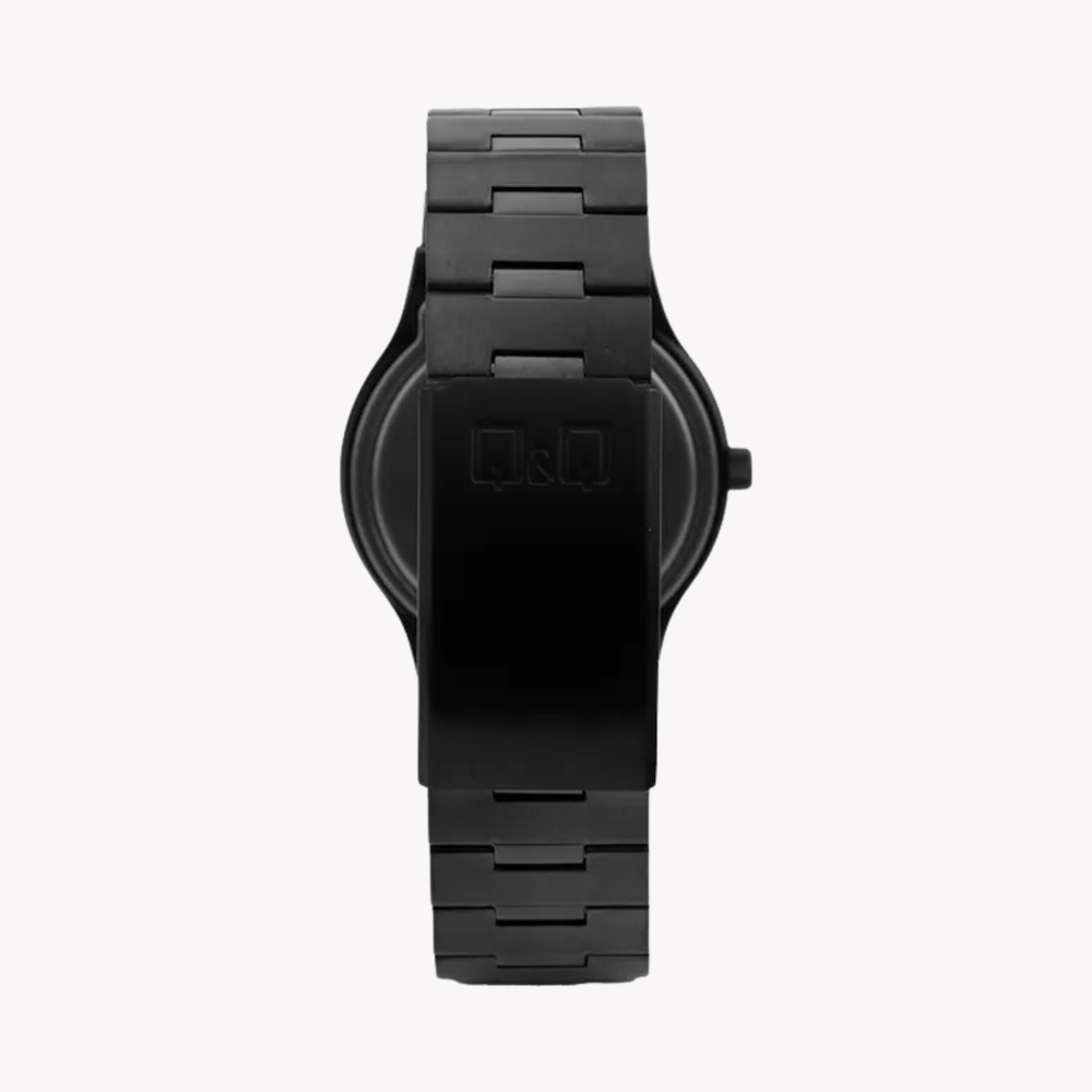 Q&Q Men's Black Men's Watch, Black Dial | VS50J004Y