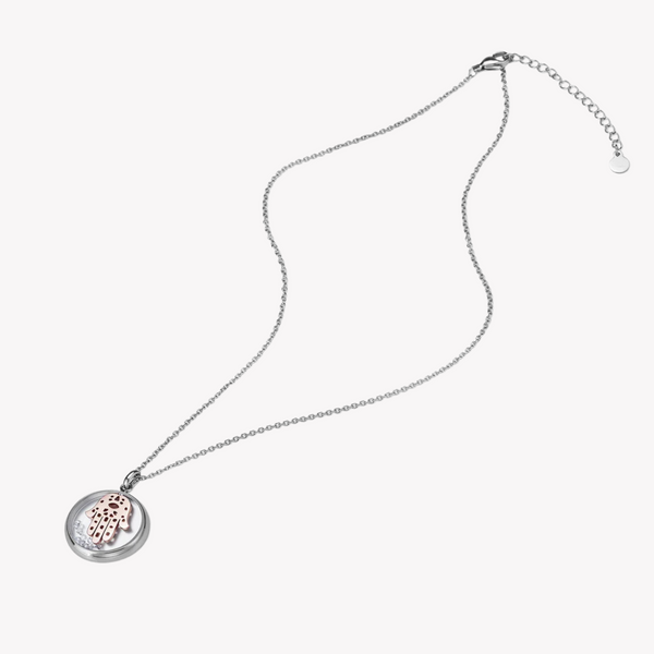 Zink Women's Silver Stainless Steel Necklace | Zfnl002rgp