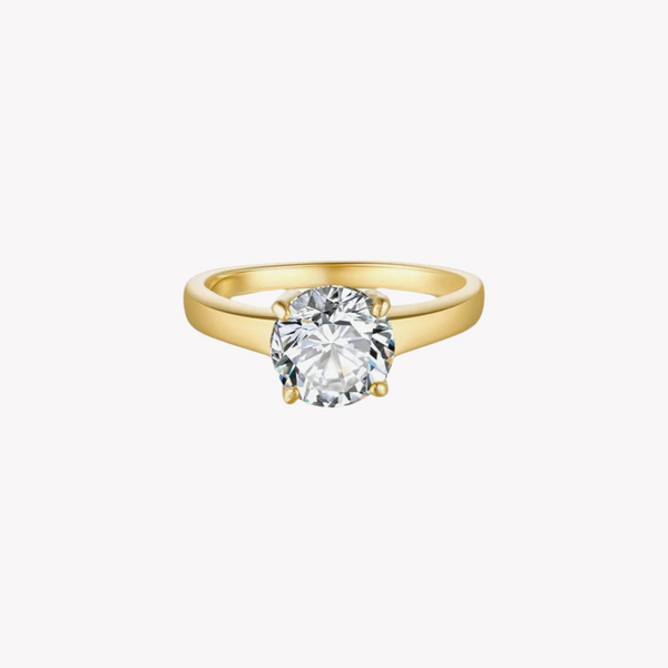 Zink Women's Gold Stainless Steel Ring | Zfrg002grc