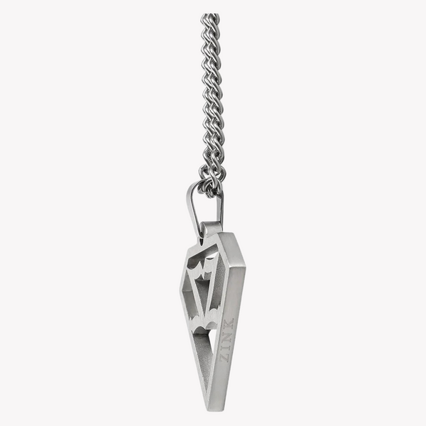 Zink Men's Stainless Steel Necklace - Silver | Zjpd020sm-Ss