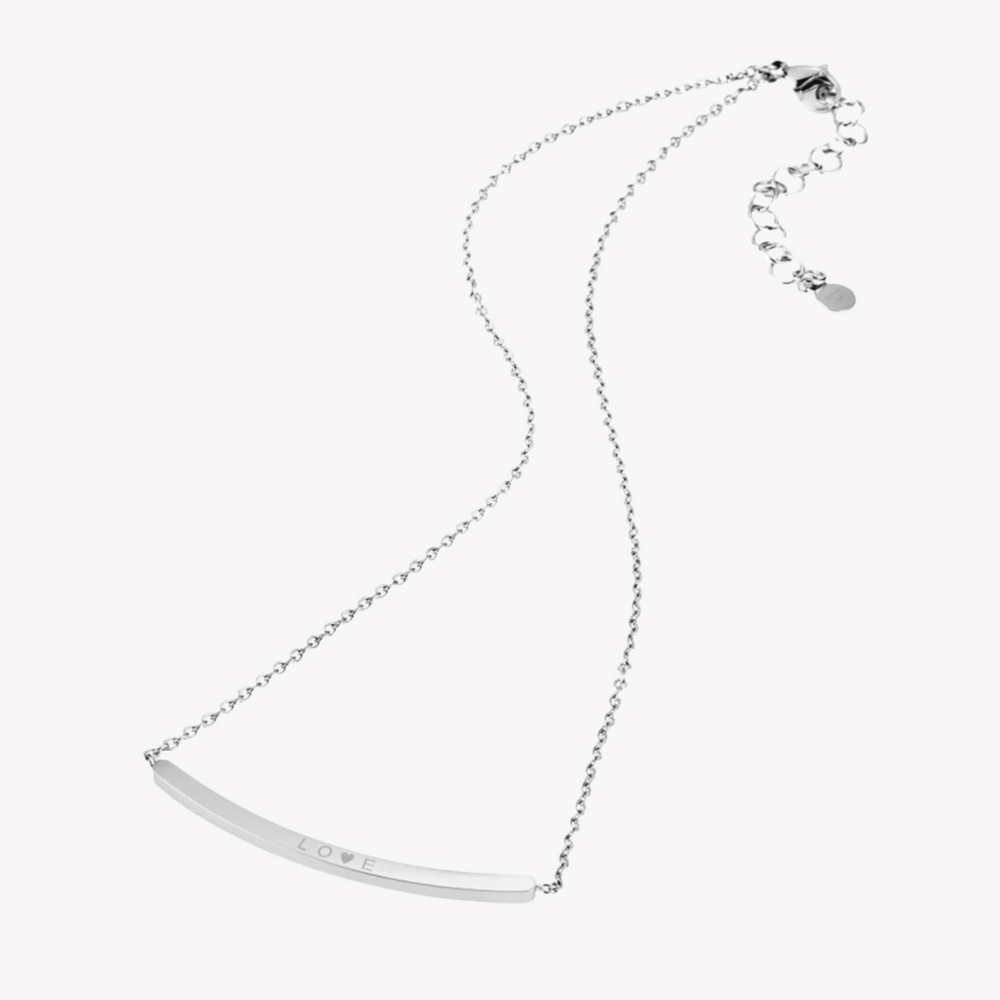 Zink Women's Necklace - Silver Stainless Steel | Zfnl001s by i-watch
