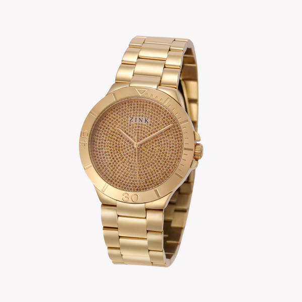 Zink Women's Gold Stainless Steel Watch | Zk125l1ss-109