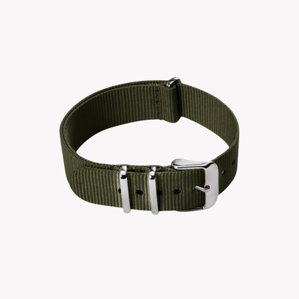 Zink Men's Nylon Watch Band - Green | Znb002dgs