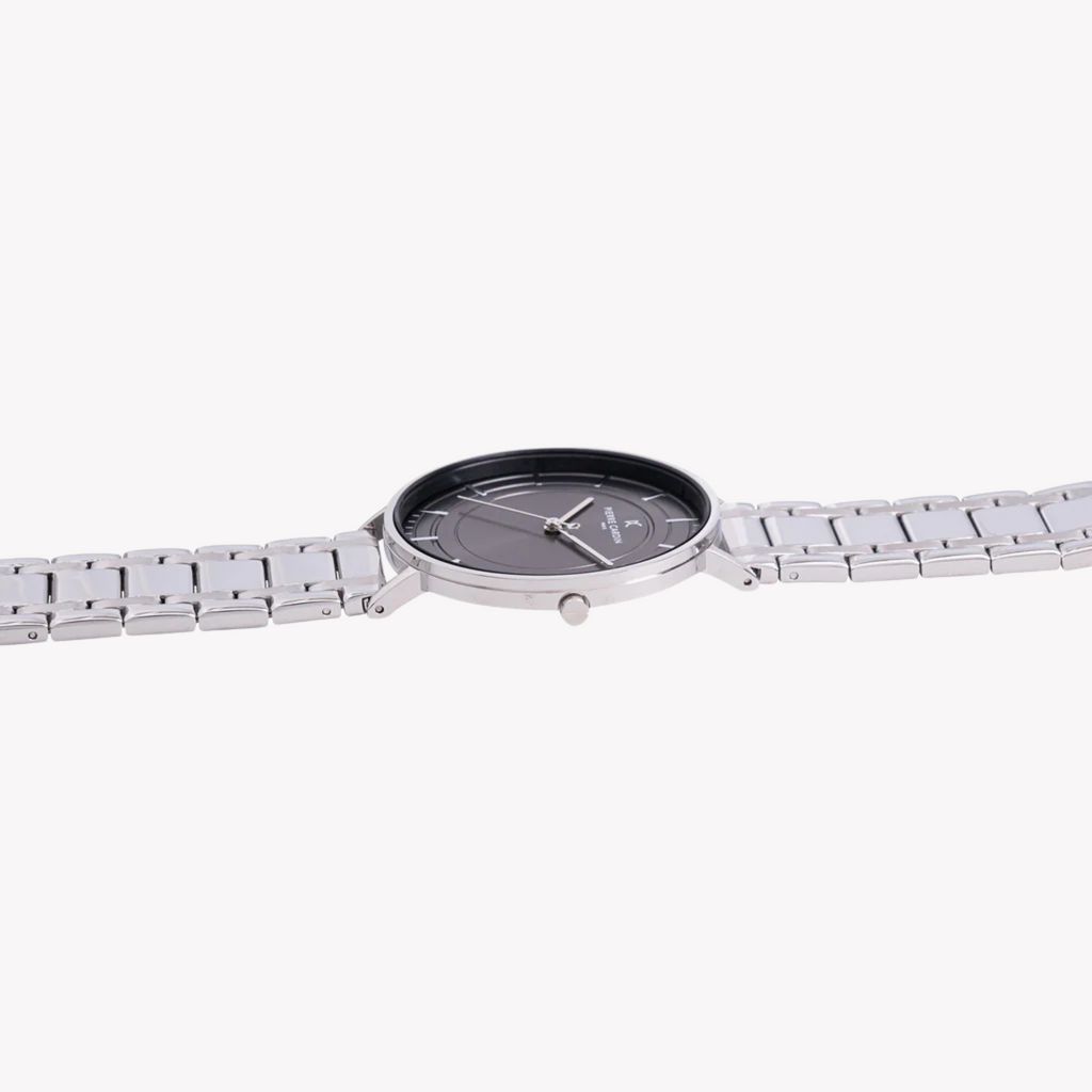 PIERRE CARDIN CBN.3033 LUXUS-HERRENUHR AUS METALL MIT SILBERNEN ZIFFERBLATT – ELEGANTER ZEITMESSER