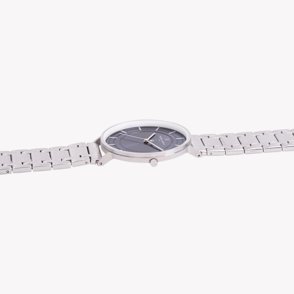 Pierre Cardin Men's Silver Watch, Blue Dial | Cbn.3032 by i-watch