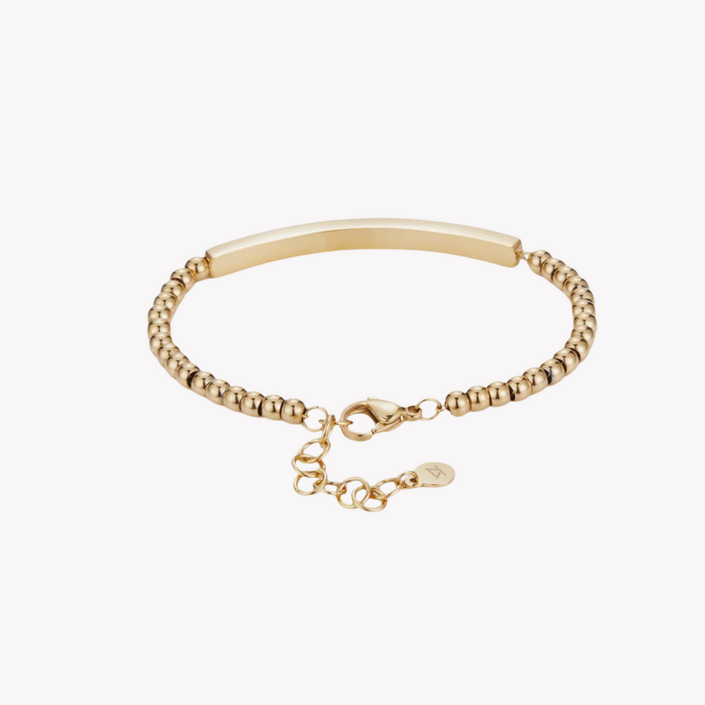 Zink Women's Gold Stainless Steel Bracelet | Zfbr011g