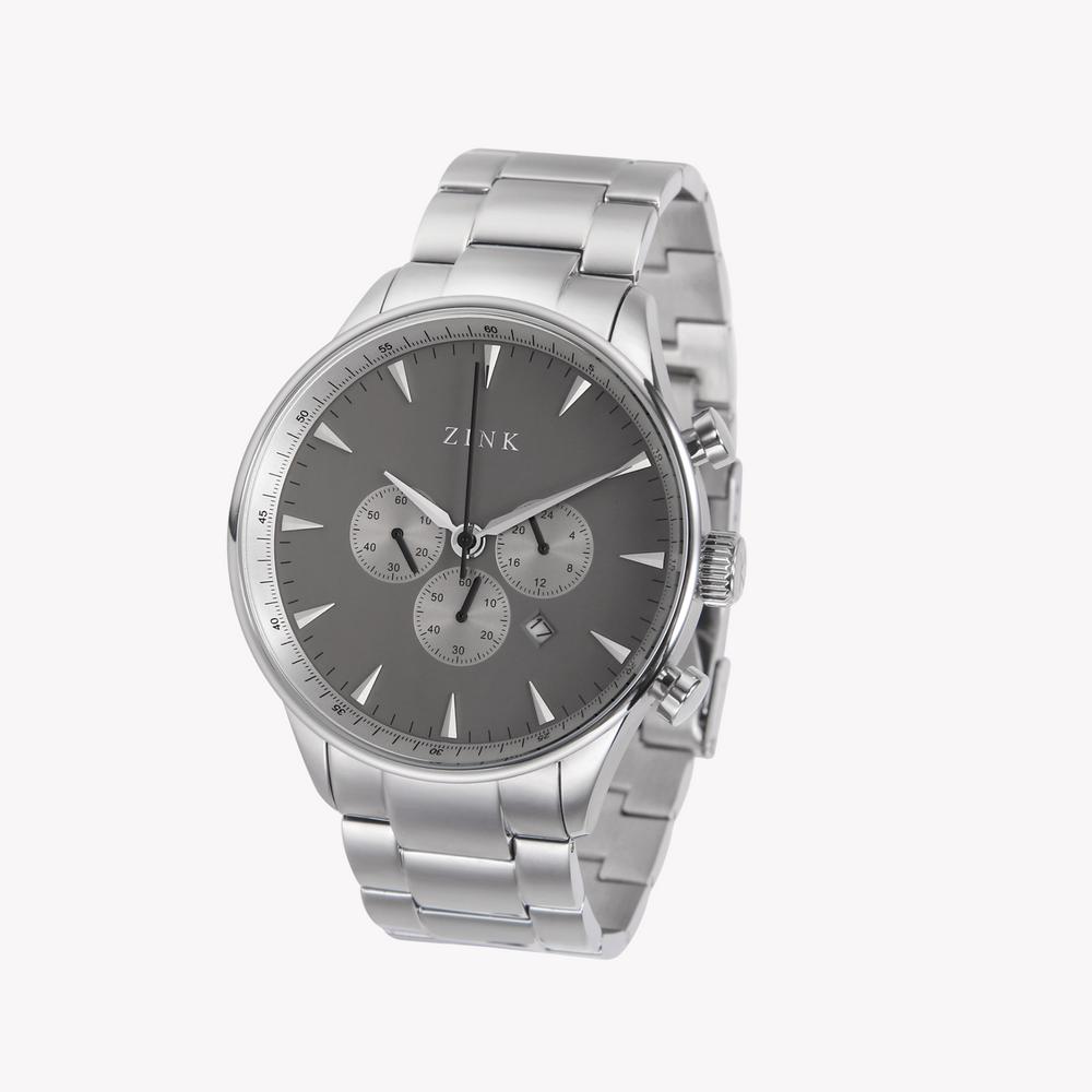 Zink Men's Stainless Steel Silver Watch | Zk127g2ss-36 by i-watch