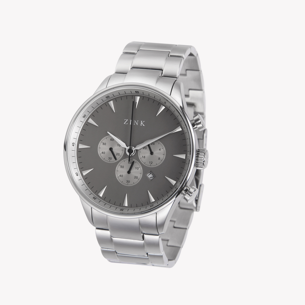 Zink Men's Stainless Steel Silver Watch | Zk127g2ss-36