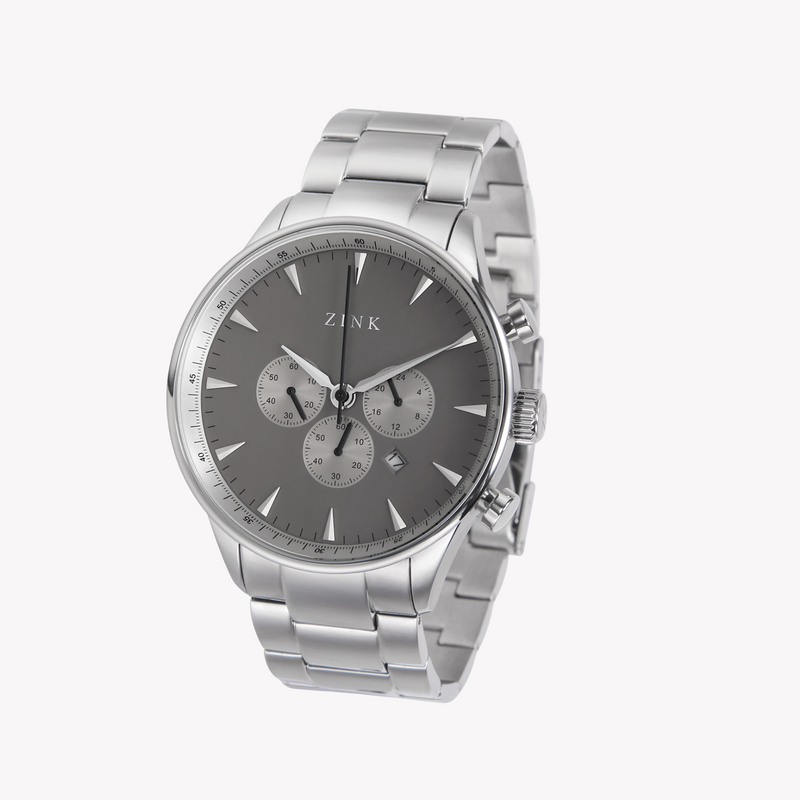 Zink Men's Stainless Steel Silver Watch | Zk127g2ss-36 by i-watch