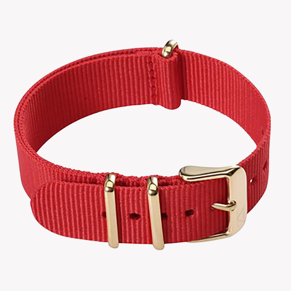 Zink Women's Nylon Watch Band - Red | Znb002rg by i-watch