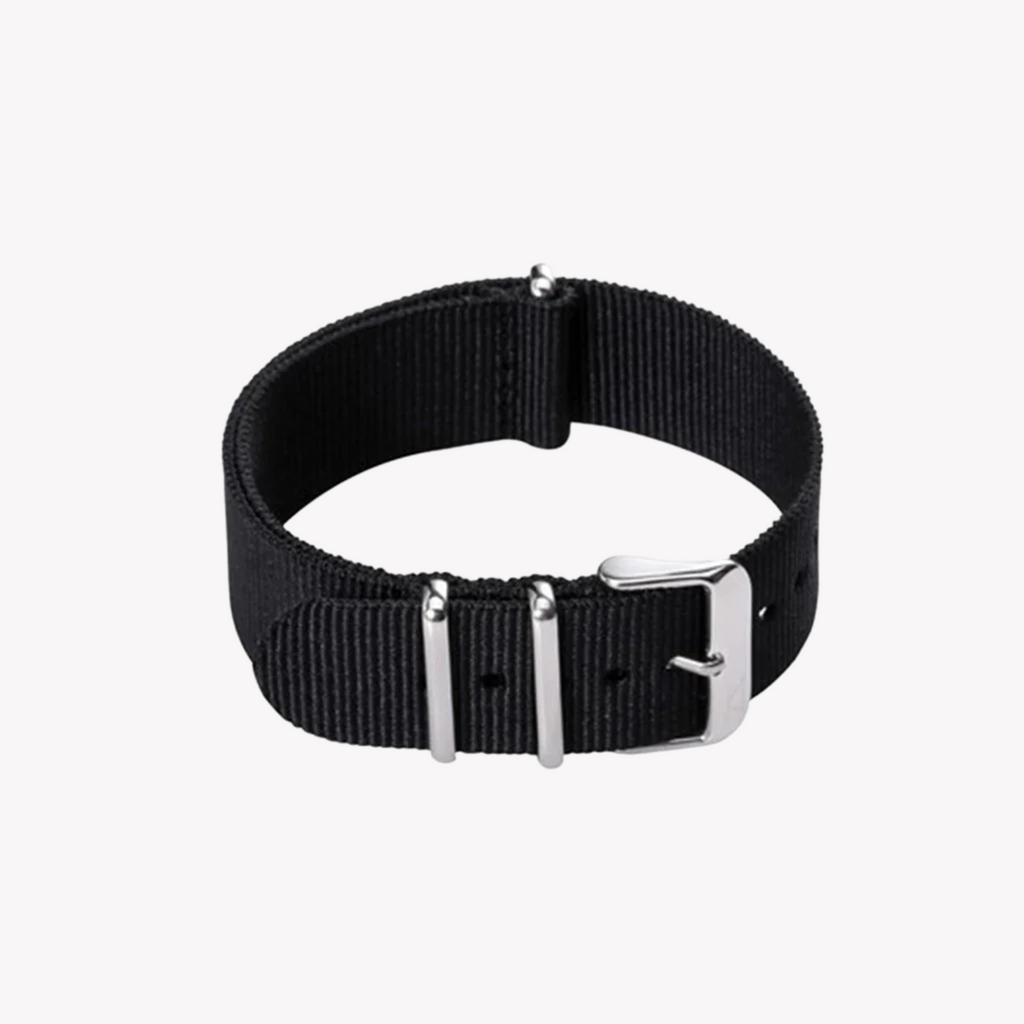 Zink Men's Black Nylon Strap |Znb002bs