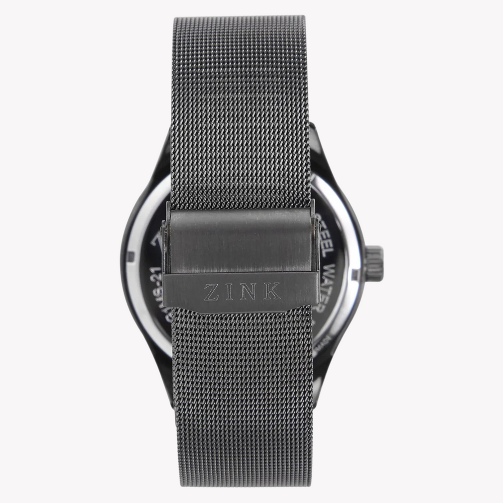 Zink Men's Black Stainless Steel Watch | Zk127g1ms-21 by i-watch