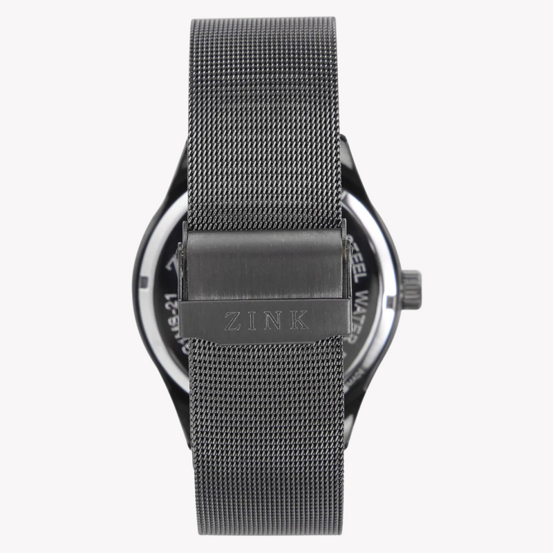 Zink Men's Black Stainless Steel Watch | Zk127g1ms-21 by i-watch