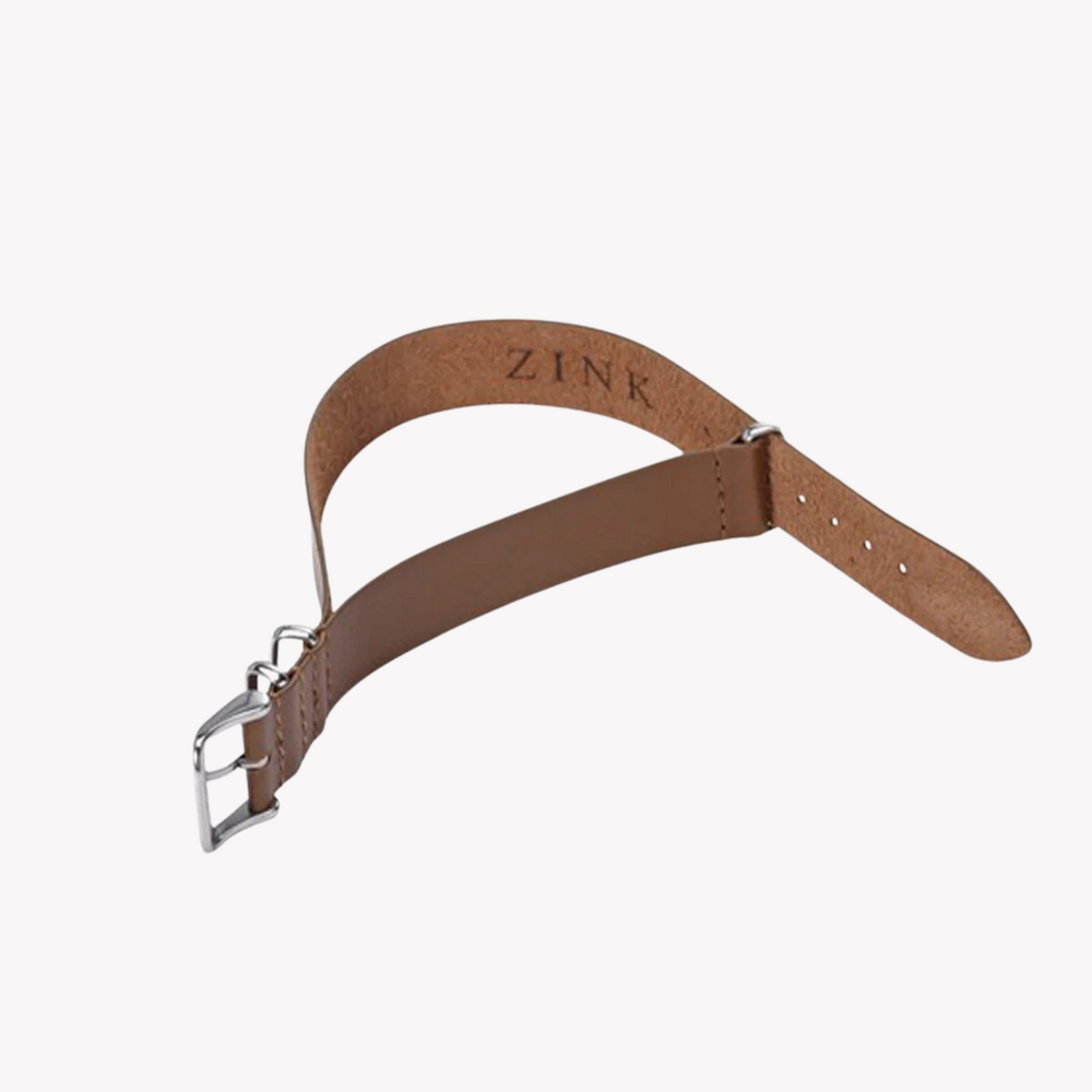 Zink Women's Leather Watch Band - Brown | Zlb005bws