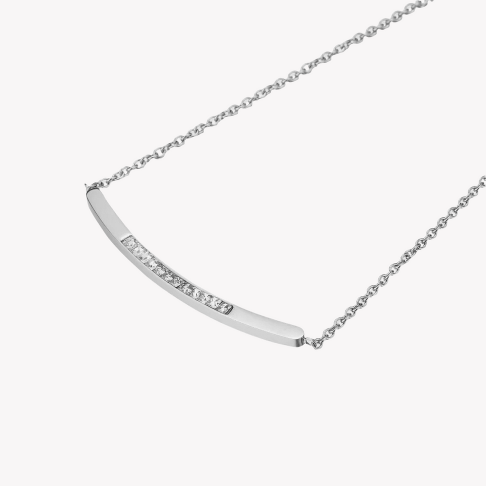 Zink Women's Silver Stainless Steel Necklace | Zfnl001ss by i-watch